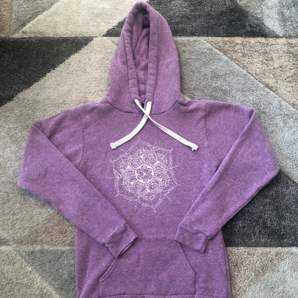 24 Peace purple Mandela hoodie